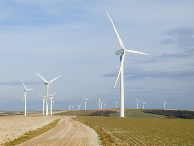 TEXSYS has equiped the "Côtes de Champagne" wind farm with its Actem SCADA