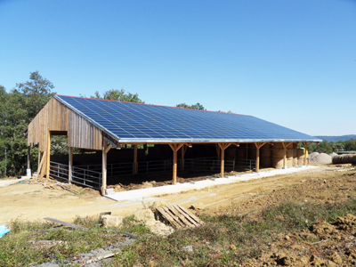 TEXSYS has equipped a photovoltaic roof of a barn with its Actem SCADA
